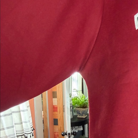 Parke NWOT Burgundy/Green Crewneck Sweatshirt s - Picture 4 of 9